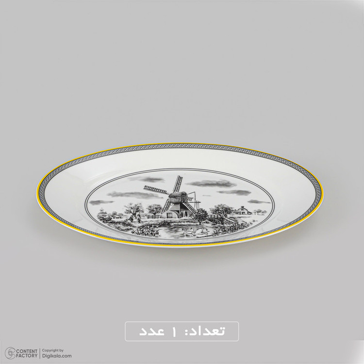 سرویس غذاخوری 28 پارچه 6 نفر چینی زرین ایران مدل ایتالیا ویلیج درجه عالی