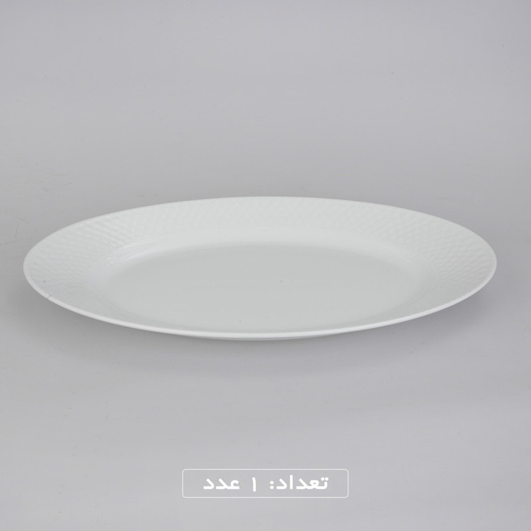 سرویس غذاخوری 28 پارچه چینی زرین ایران سری رادیانس مدل White 2 درجه عالی