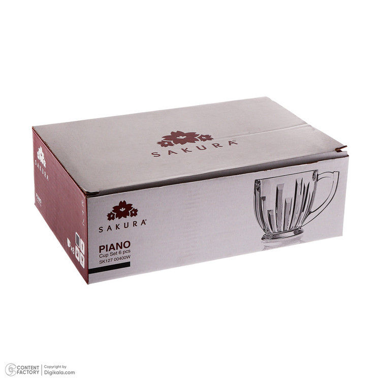 فنجان ساکورا مدل Piano کد SK12700400w