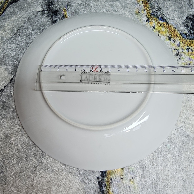 پیش دستی میوه خوری مدل تخت 21 خط طلا کد 360014 مجموعه 6 عددی
